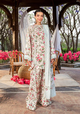 3-PC Unstitched Digital Printed Lawn By Elaf Premium | EPS-2B